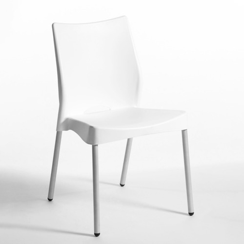 Silla Plástica Apilable Malba Pack X6 Hogar Exteri Interior