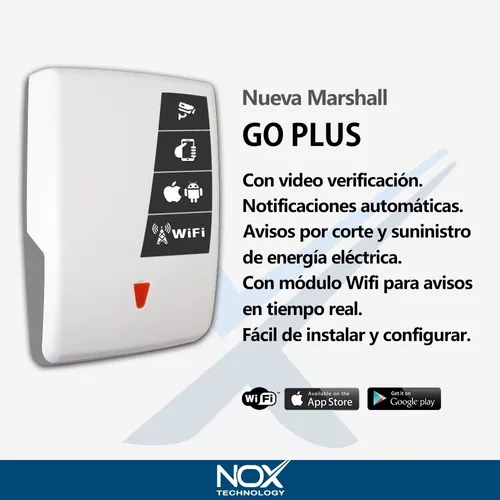 Kit Alarma Casa Marshall Ip Wifi Inalámbrica Domiciliaria Internet App  Celular Sirena Sensores Inalámbrica Garantía