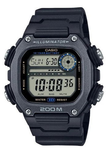 Reloj Casio Hombre Dw-291hx Malla Xl 235mm - Ø50.4mm Impacto Color De La Malla $$$ Color Del Fondo 1a