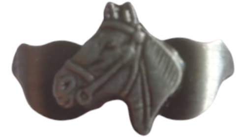 Pasapañuelos Pasa Pañuelos Gaucho Zamak 2 Agujeros 03 Cabeza Caballo