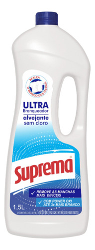Alvejante Sem Cloro Ultra Branqueador 1,5l Suprema