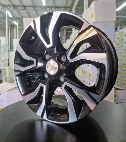 Jogo De Rodas Chevrolet Onix 2022 Aro 14 4x100 - S35 Bd Cor Preto-diamantado