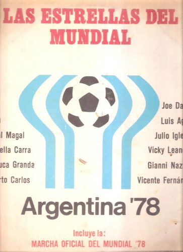 Argentina '78: Las Estrellas Del Mundial / Lp Cbs Nacional