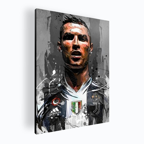 Cuadro Decorativo Modern Poster Cristiano Ronaldo 30x42 Mdf