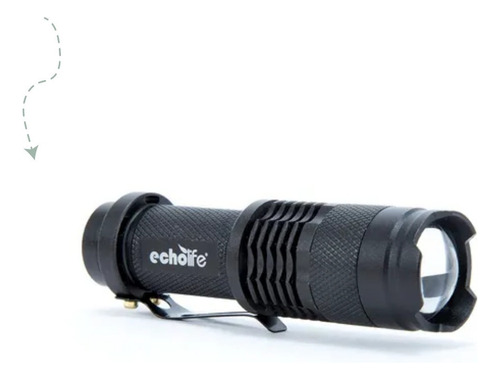 Lanterna Tática Cree Rescue 200 Lúmens Led Branco Echolife