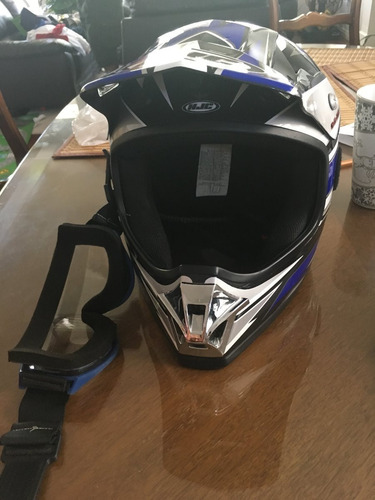Casco Moto Pro Hjc Dot Motocross Enduro Lentes Scott Cs-x2 (Usado)