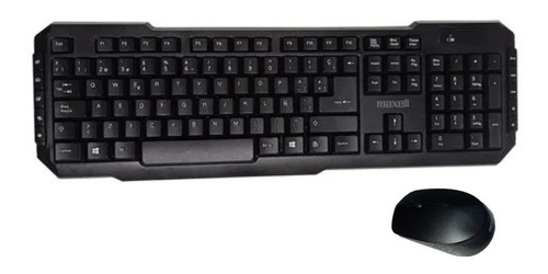 Kit Teclado + Mouse Maxell Inalambrico Wkbc-200 Receptor Usb