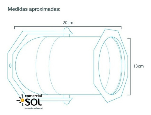 Imagem 4 de 5 de 4x Canhão Refletor Par38 Com Lâmpada 120w + Gelatina 110v