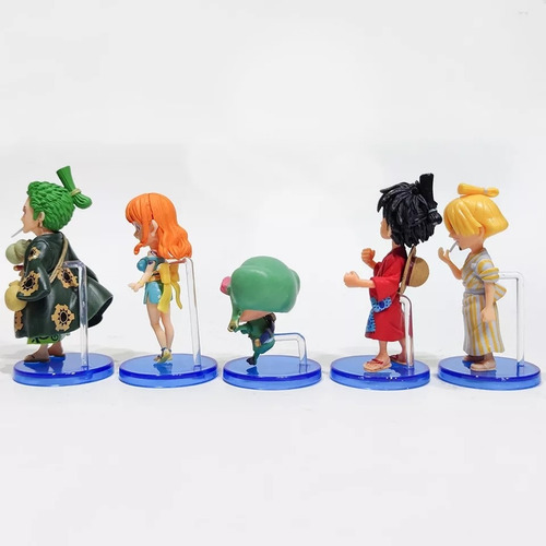 Imagen 4 de 5 de Set 10 Figuras One Piece 5-8.5cm