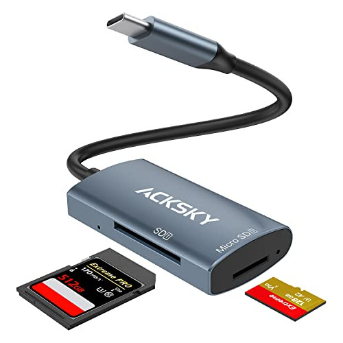 Adaptador De Tarjeta Micro Sd, Adaptador De Tarjeta Sd A Usb