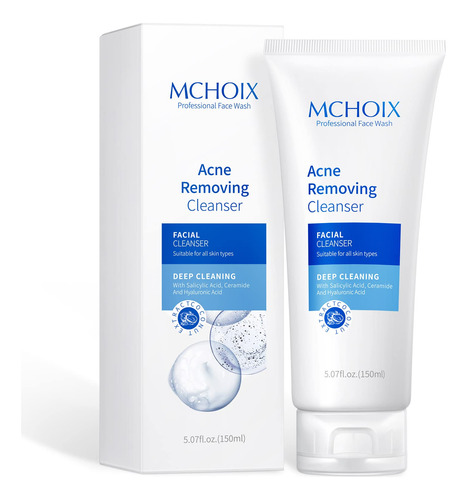Mchoix Tratamiento De Acne Lavado Facial, Mejora La Grasa Y