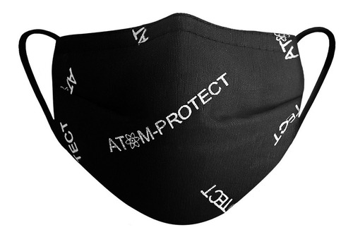 Atom-protect Barbijo Social Tapaboca Original Conicet Negro