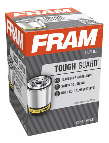 Fram Tough Guard Tg3976a, Filtro De Aceite Giratorio De Inte