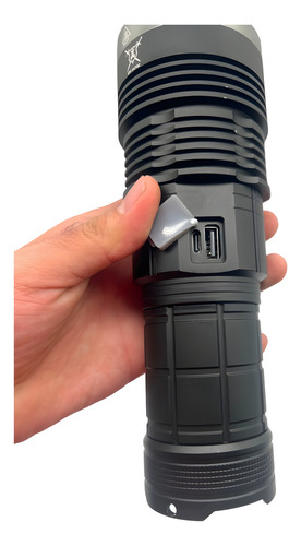 Lampara Super Potente Power Bank Linterna Led Super Zoom