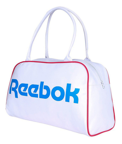 Bolso Deportivo Cartera Reebok P/ Mujer Gym Grande - El Rey Color Blanco