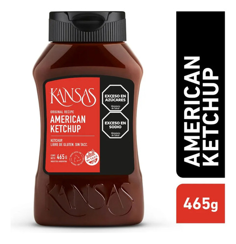 Ketchup Kansas Pomo 465g