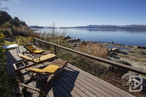 Imagen 21 de 23 de Alquiler Casa En Bariloche Con Costa De Lago Nahuel Huapi. 10 Pax. Km5. 360.