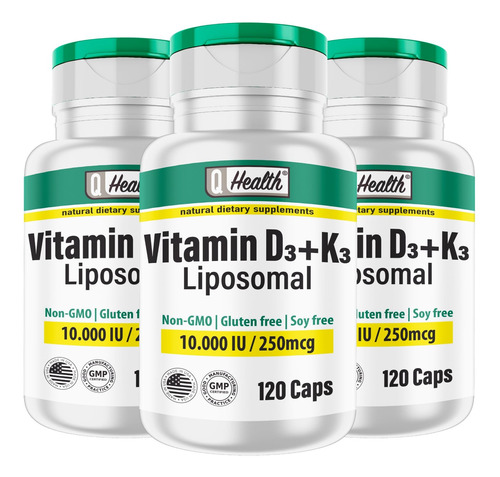 Vitamina D3 Liposomal 360 Caps - Unidad a $1290