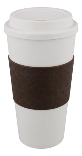 Vaso De Plastico Aislado De Doble Pared Con Funda 16 Oz Tapa