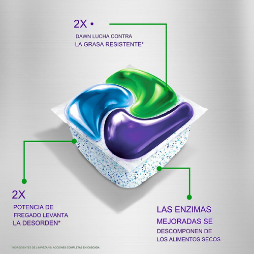 Cascade Platinum, Detergente Para Lavavajillas 62 Pods