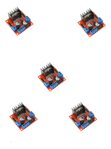 5 Piezas Modulo Puente H L298 Motor Driver Arduino