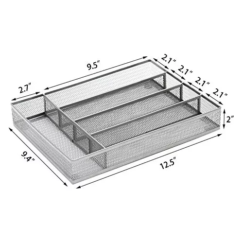  JANE EYRE Organizador de cajones de cocina - organizador de  utensilios de cubiertos para cajón de cocina, bandeja de cubiertos en cajón  : Hogar y Cocina