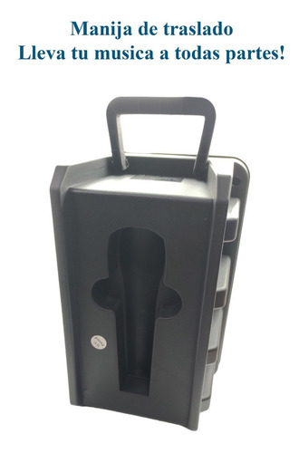 Parlante Portatil Usb Sd Mp3 Bluetooth Karaoke + Microfono