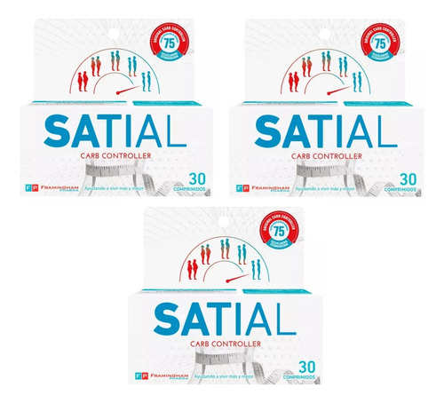 Satial Carb Controller X 30 Comprimidos X 3 Unidades.