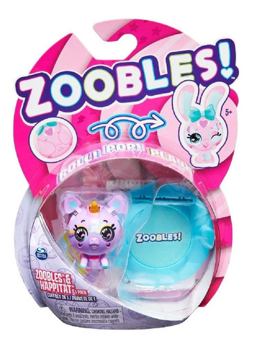 Brinquedo Boneco Zoobles Uni Bb Unicornio Pop Sunny 2410