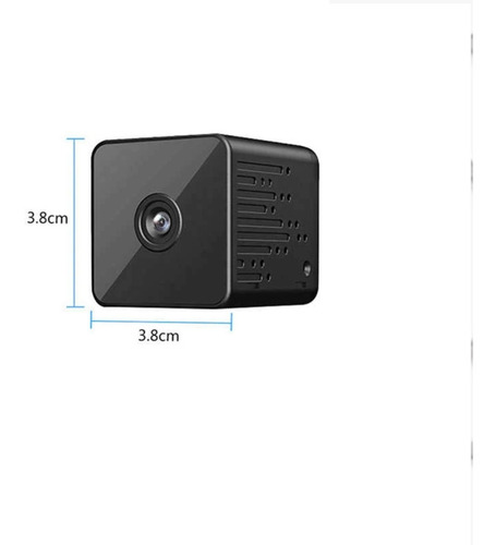 Imagem 3 de 7 de Mini Câmera Espiã Wifi Ip Filma No Escuro C/ Infra Vermelho