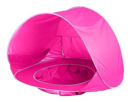 Piscina Con Carpa Protección Uv Plegable Para Bebe