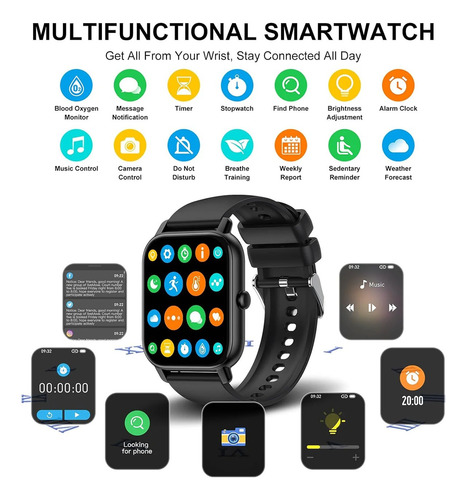 Reloj Inteligente De Mujer Bluetooth Para Xiaomi Ios iPhone
