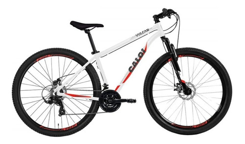 Bicicleta Aro 29 Caloi 21 Marchas Vulcan Quadro 15 Lazer Cor Branco Tamanho do quadro 15