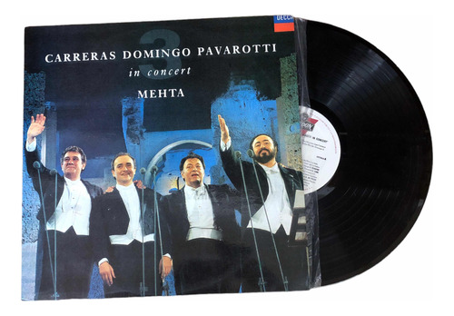 Lp Vinilo Carreras Domingo Pavarotti Mehta In Concert  Eil