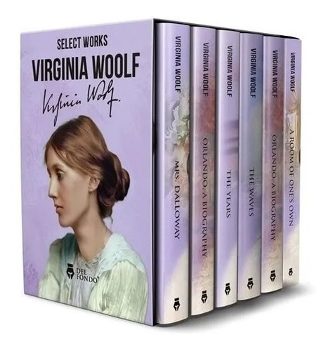 Imagen 1 de 2 de Selected Works Of Virginia Woolf - Del Fondo - 6 Libros /