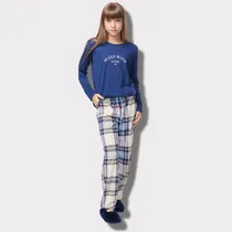 Comprar Pijama Infantil Menina Inverno Feminino Meia Estação Longo