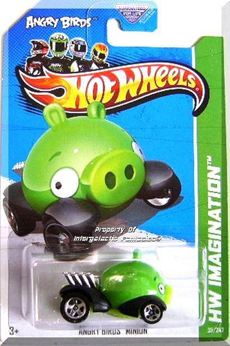 Hot Wheels # 35/247 - Angry Birds Minion - 1/64 - V5323
