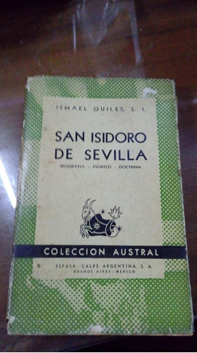 Libro San Isidoro De Sevilla
