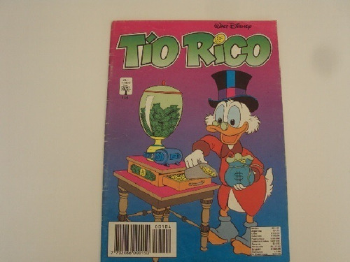 Historieta Tio Rico # 104  Disney - Abril Cinco  Año 1994