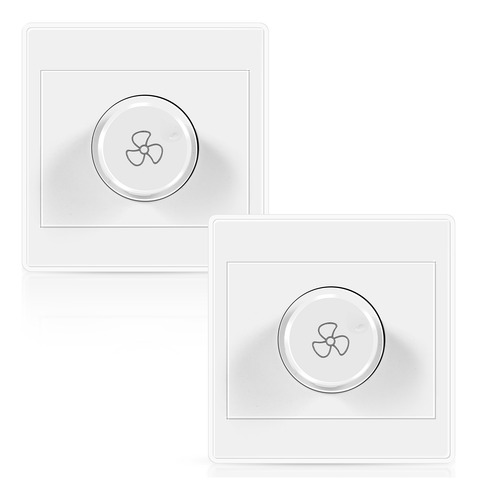 Ventilador De Techo Crystally-surface M Con Regulador De Vel