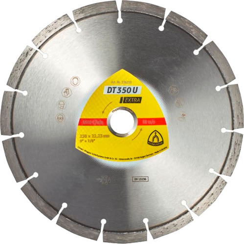 Disco Diamantado Extra Segmentado Klingspor 230mm Amoladora