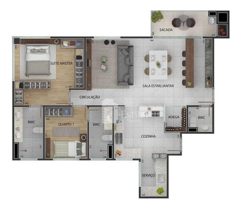 Imagem 27 de 30 de Apartamento 03 Quartos (01 Suíte) E 02 Vagas No Centro, São José Dos Pinhais - Ap3314