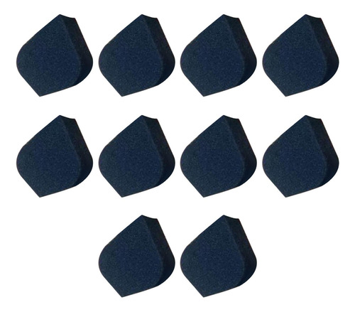 10 Peças Esponjas De Pintura Corporal Lágrimas Negras