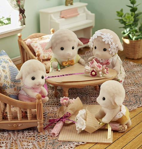 Sylvanian Families Ovejas Bebe Gemelos Juguete Muñecos Atrix