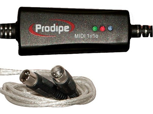 Interface Midi Usb Prodipe Midi In/midi Out Cable 2m 
