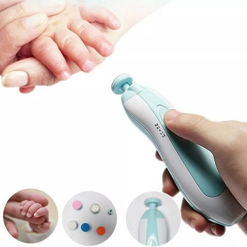 Cortador Pulidor De Uñas Eléctrico Para Bebe Bebes - T1806