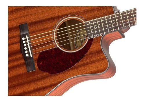 Violão eletroacústica Fender Classic Design CD-140SCE All-Mahogany para destros nogueira brilhante