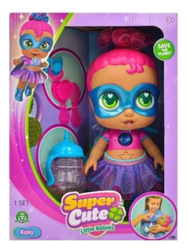 Muñeca Super Cute Little Babies Kala Super Heroína