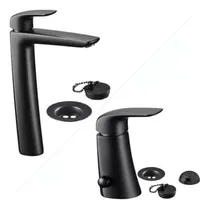 Comprar Griferias Fv Epuyen Monocomando Negro Bidet Lavatorio Alto
