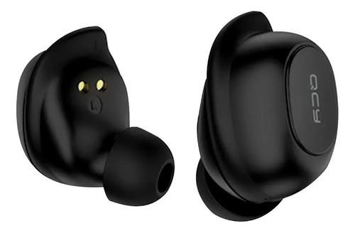 Imagem 1 de 4 de Fone De Ouvido In-ear Sem Fio Qcy T9 Preto